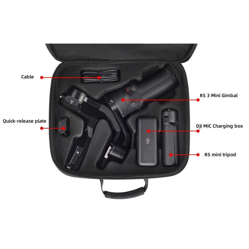 Portable Case Handheld Gimbal  - đánh giá và giá Drone Gimbal Case